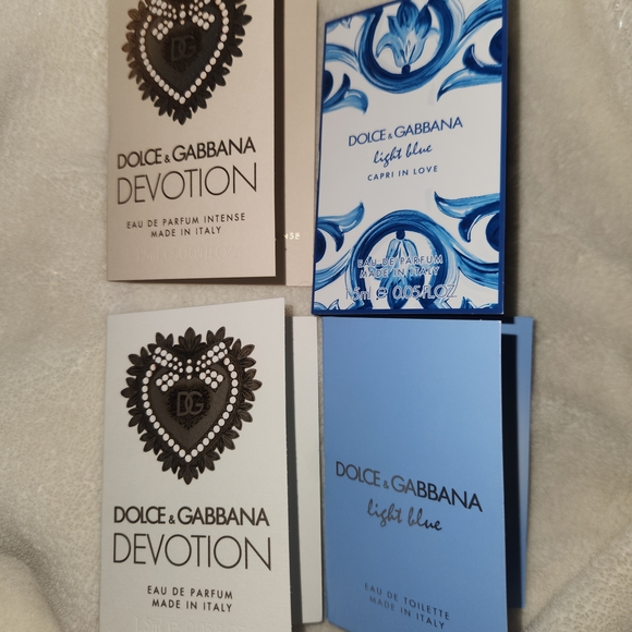 Dolce&Gabbana : Devotion intense, Light Blue, Devotio edp, Capri In Love SAMPLES - Picture 1 of 7